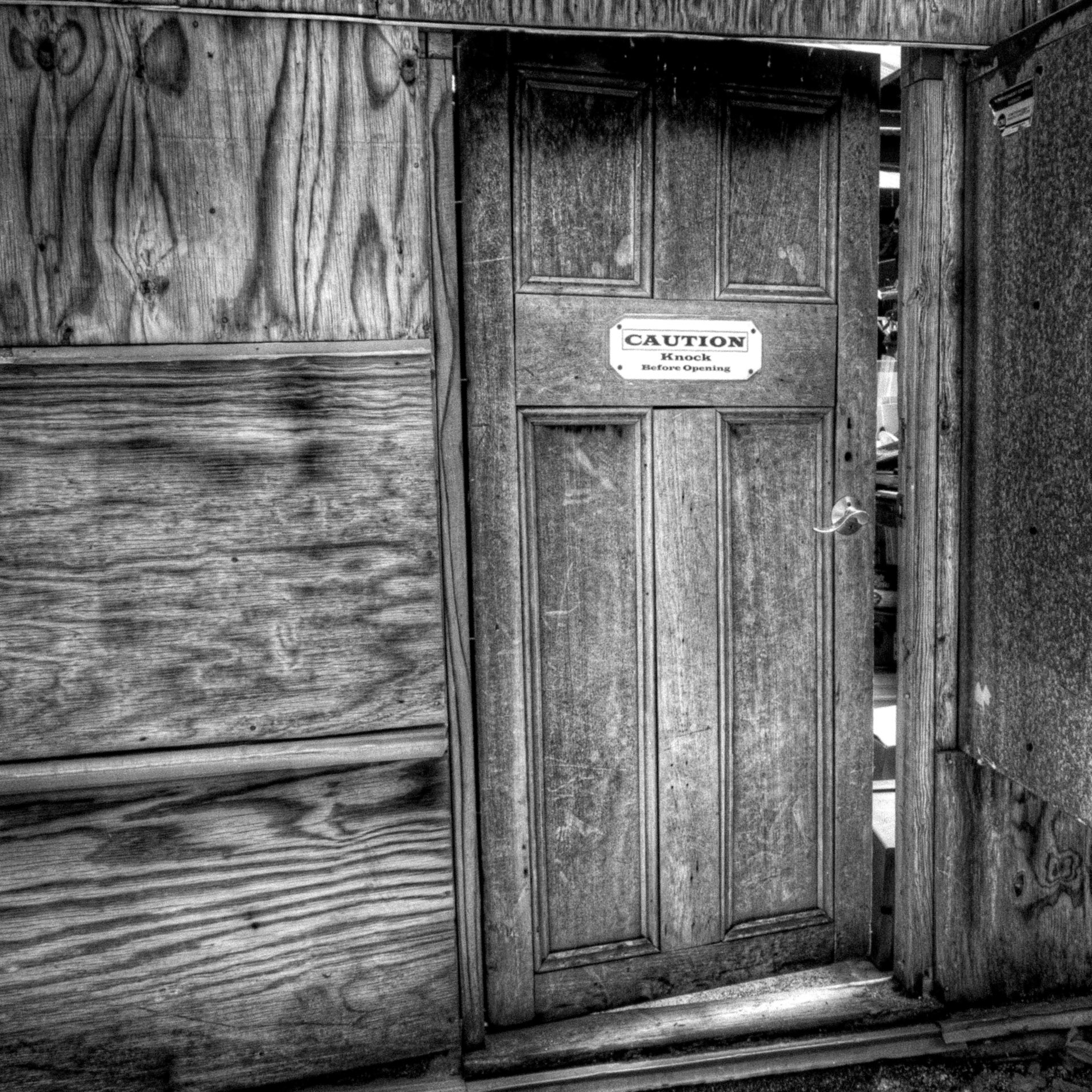 Knock before opening