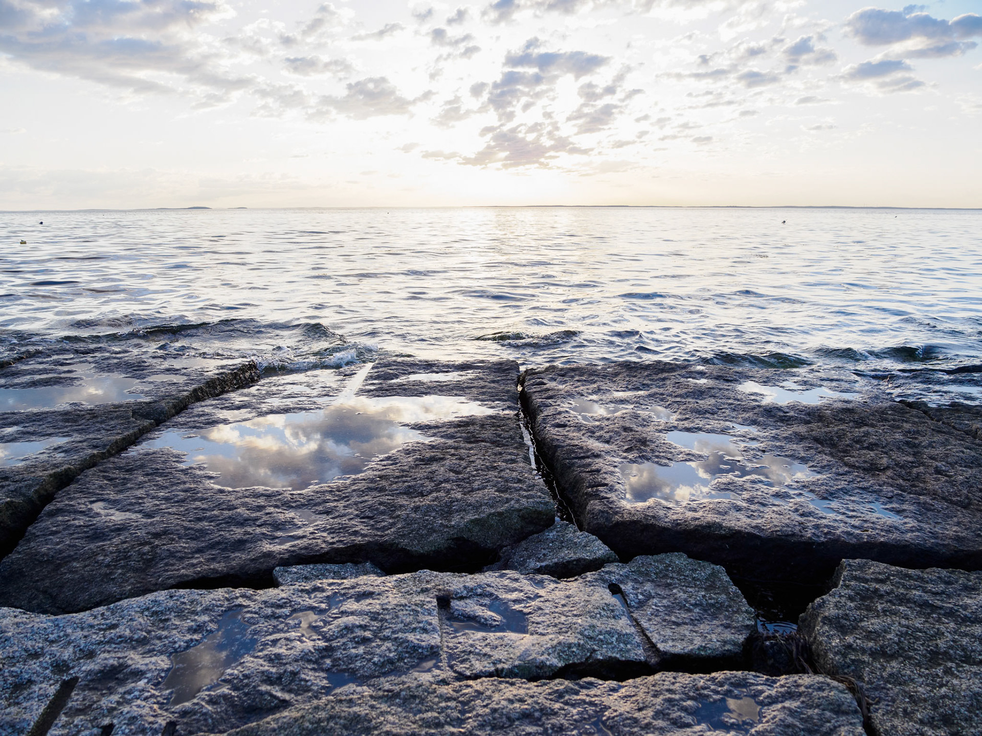 Tide coming in