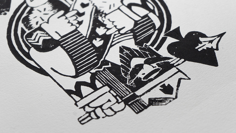 Linograph - Fraffrog