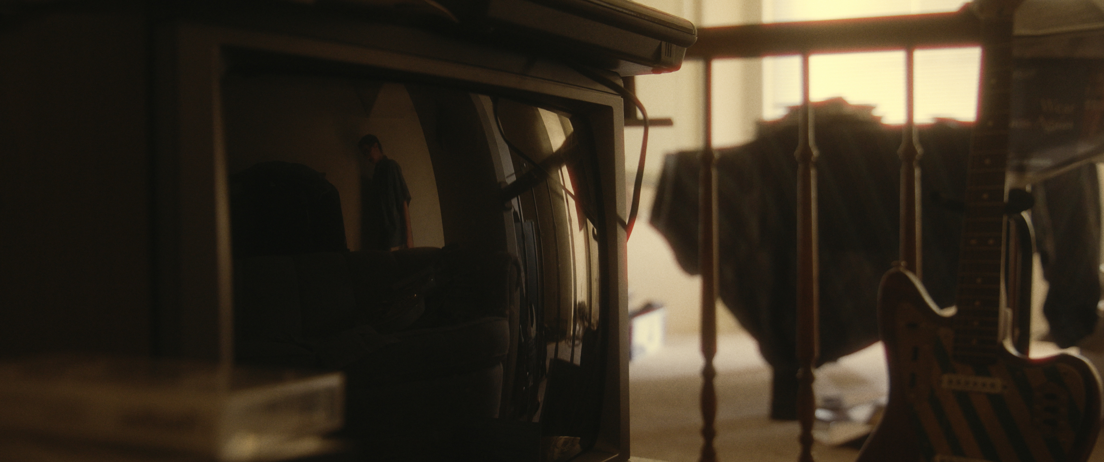 A 1/4 diffusion and 1/8 diffusion filters stacked were used throughout the apartment scene.