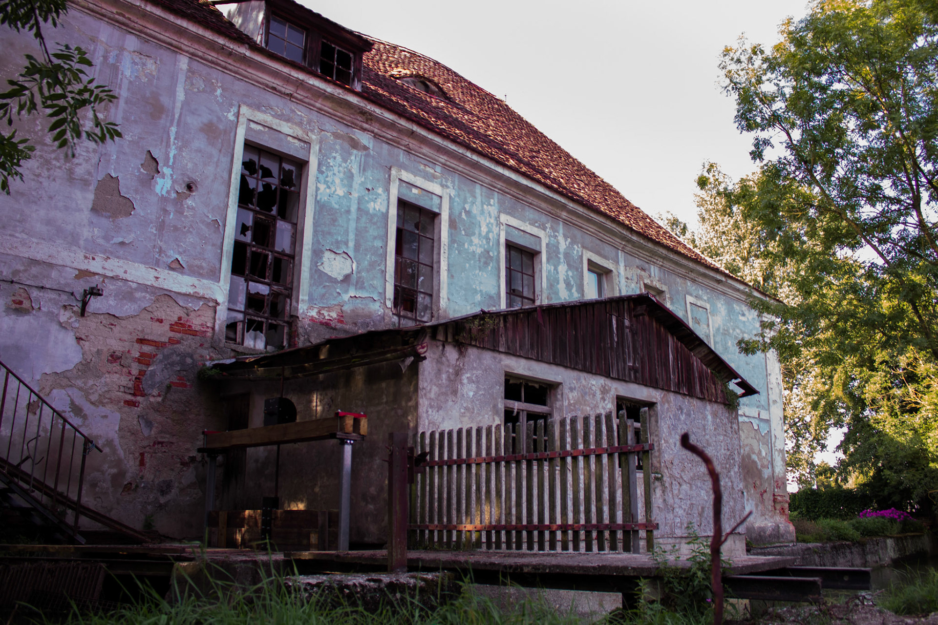 Blue old House