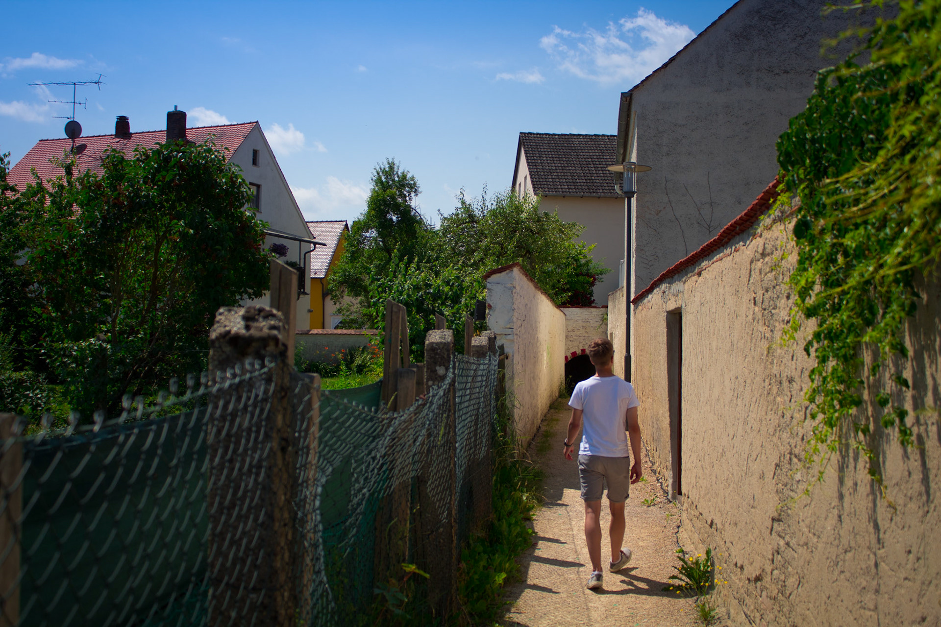 Man exploring Alley