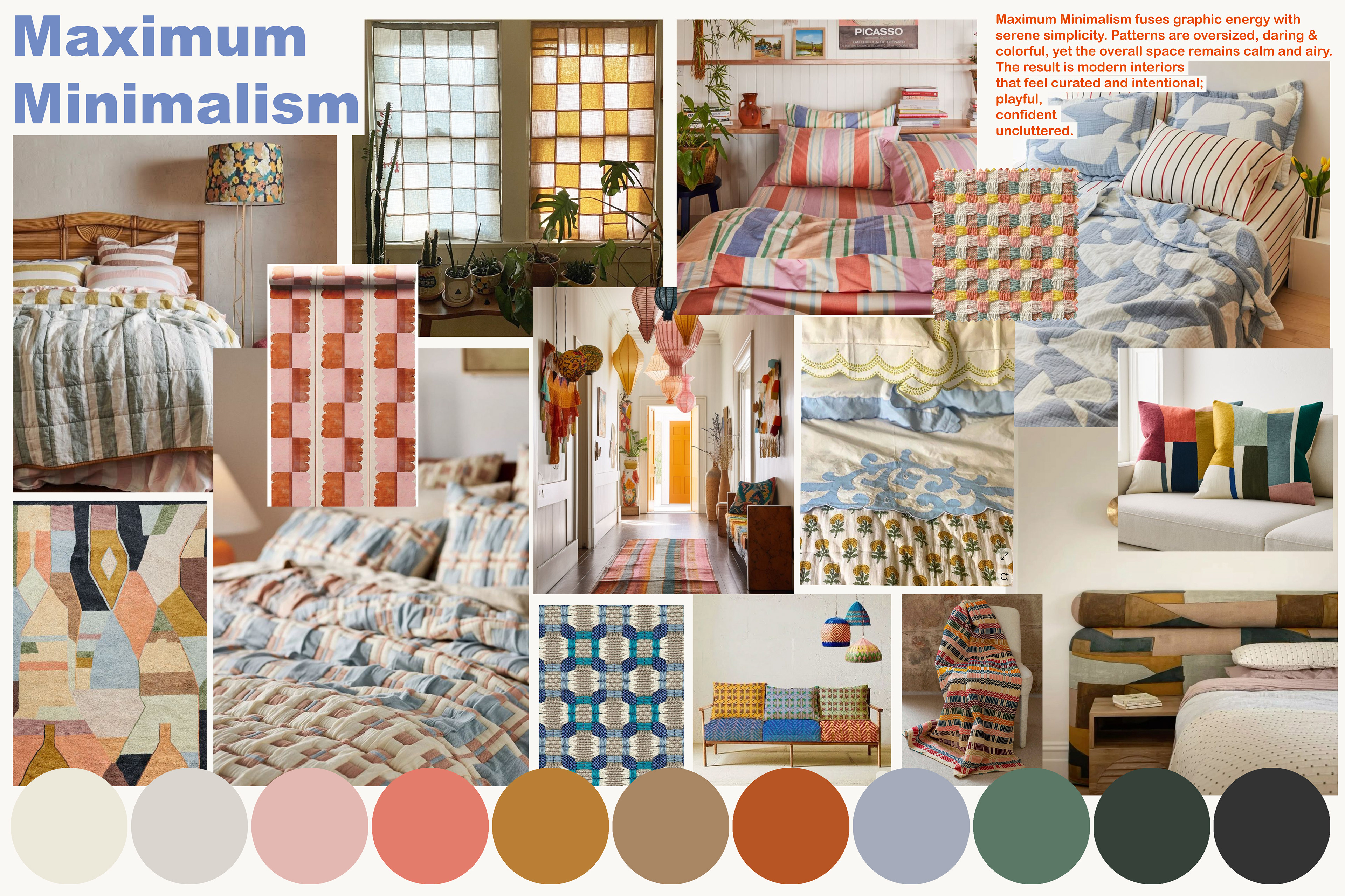 Maximum Minimalism Mood Board 2026 Concepts for Home Furnishing Soft goods