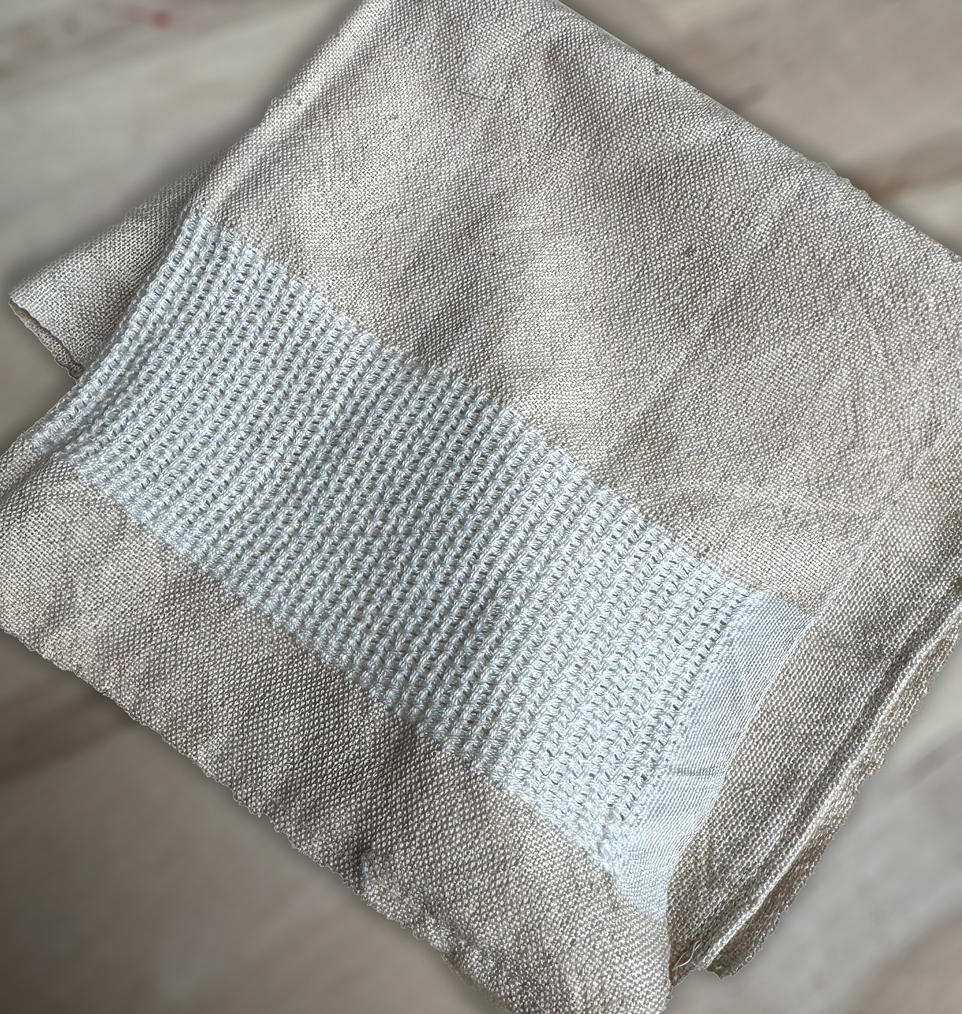 Handwoven Hand Towel, Open Weave