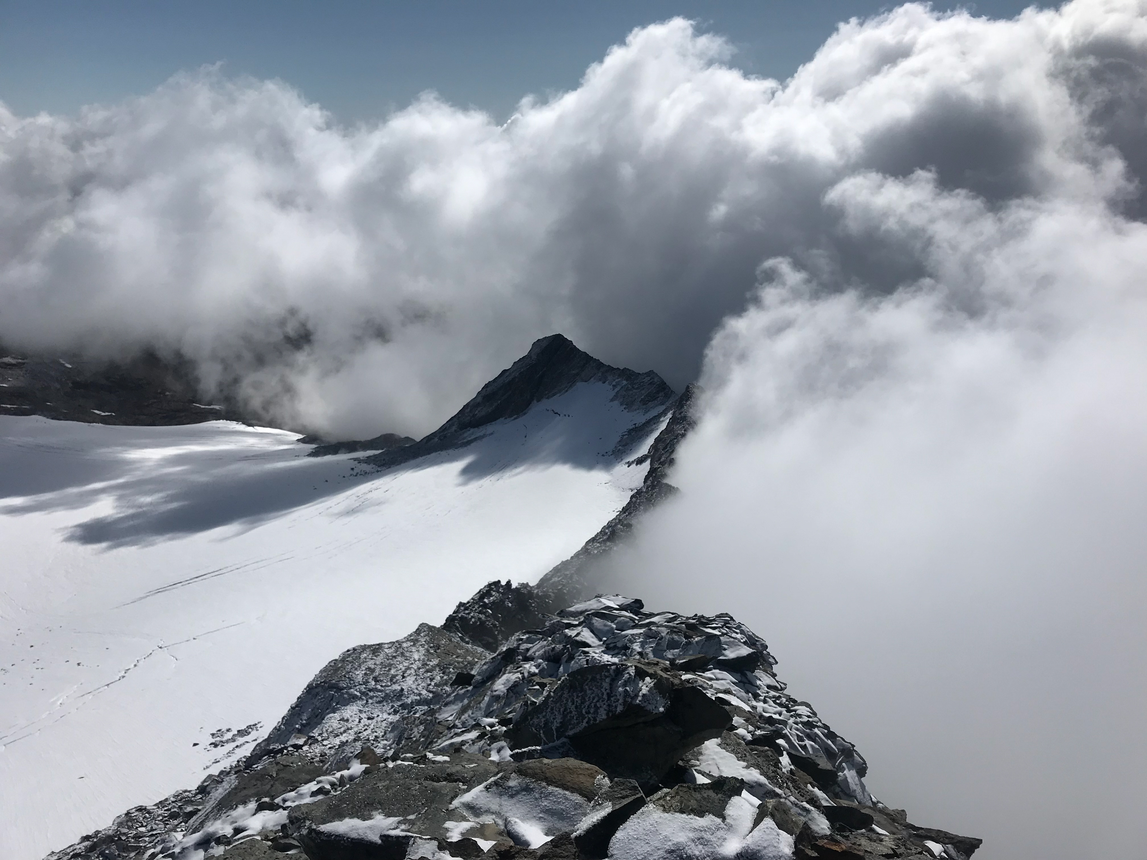 der weitere Gratverlauf zur Mutspitze 3257m