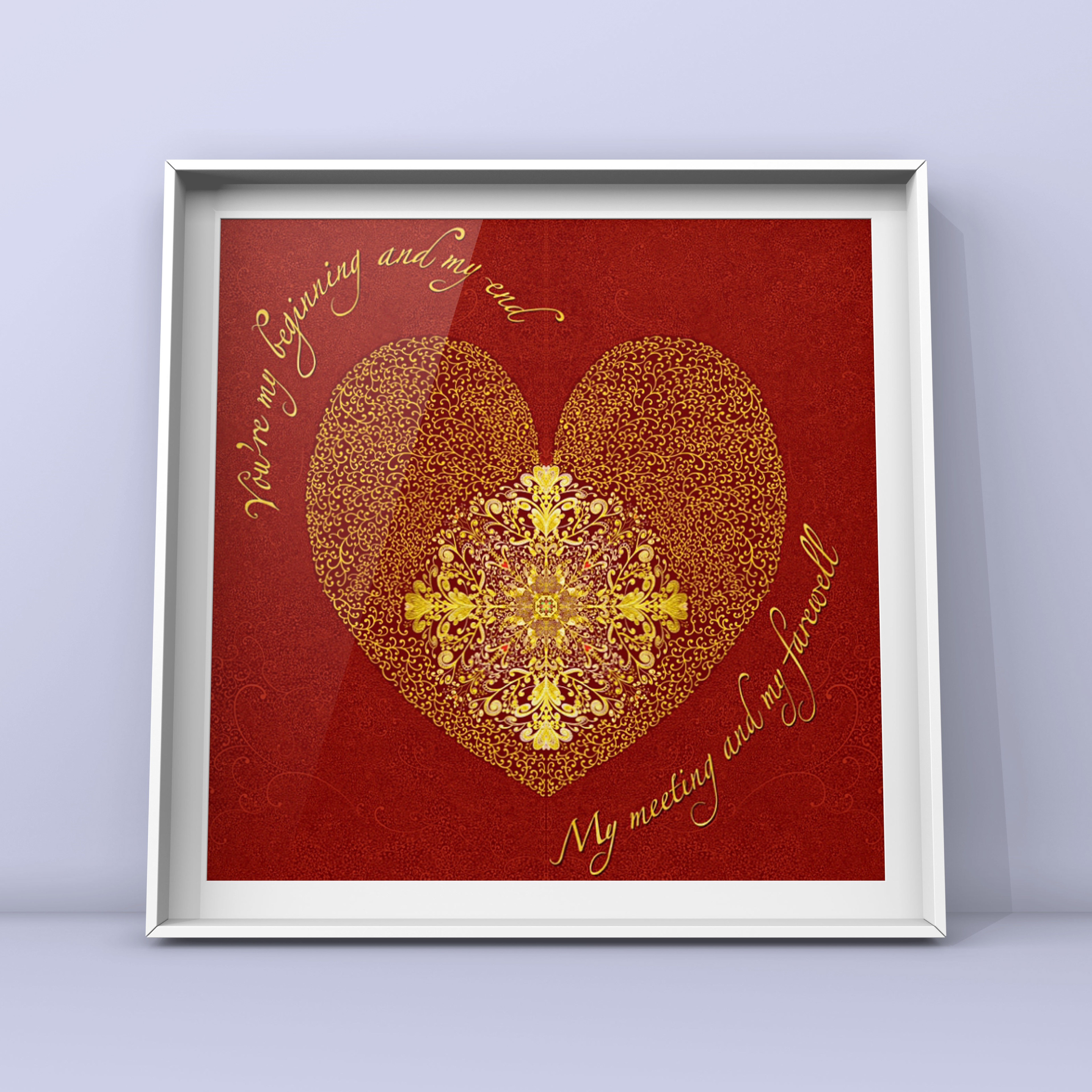 you are my beginning art by mark taylor