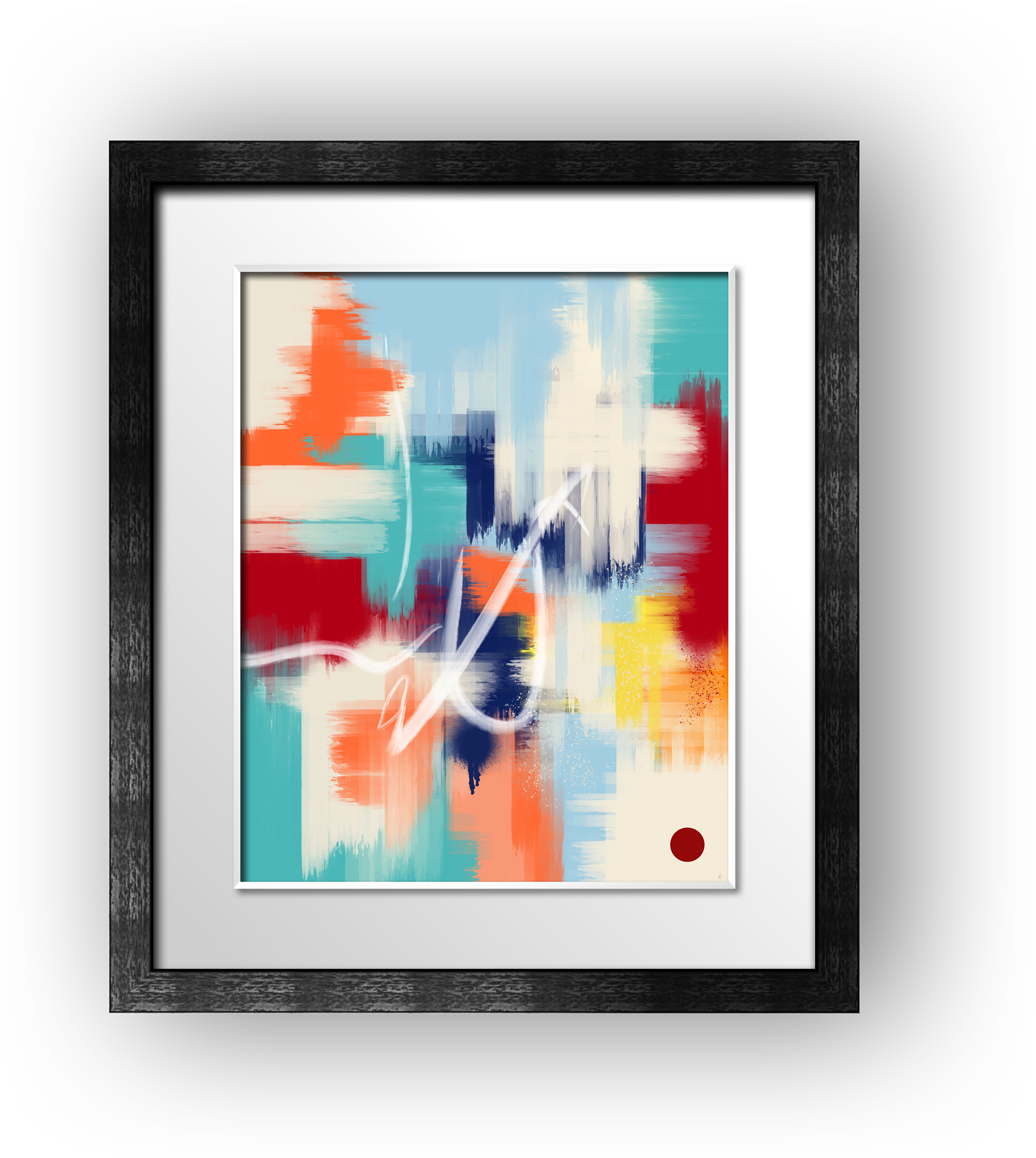 sold, artwork by mark taylor, cannock artist, abstract art