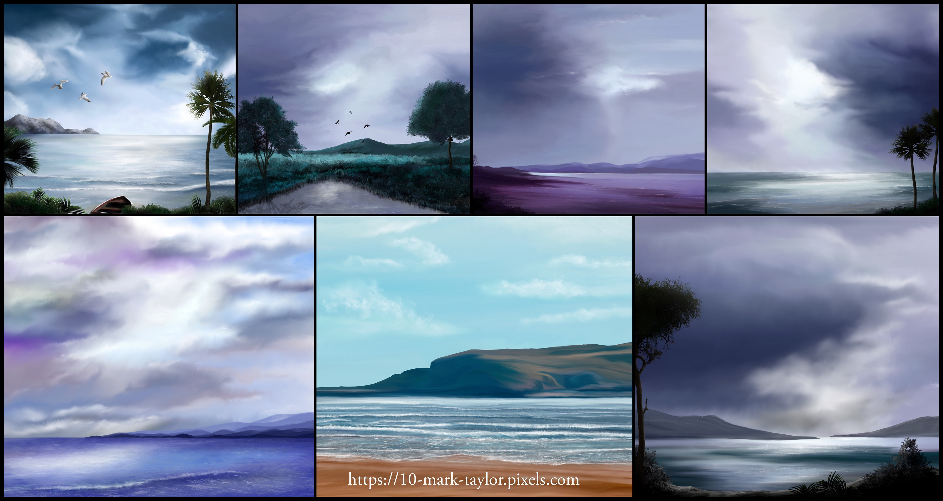 big skies art by Mark Taylor