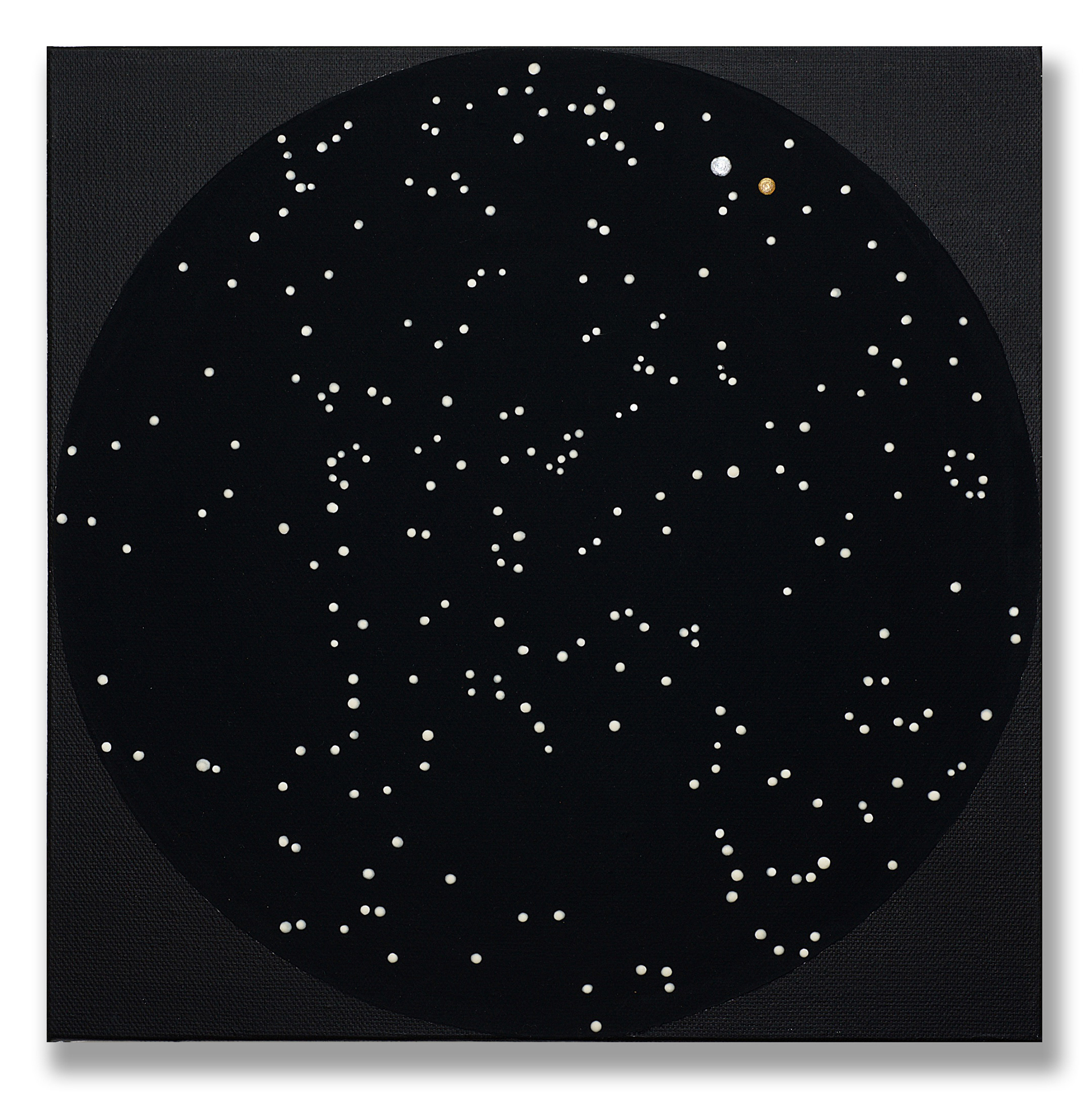 Another Star painting by Tim Higgins glow-in-the-dark bespoke unique star-chart