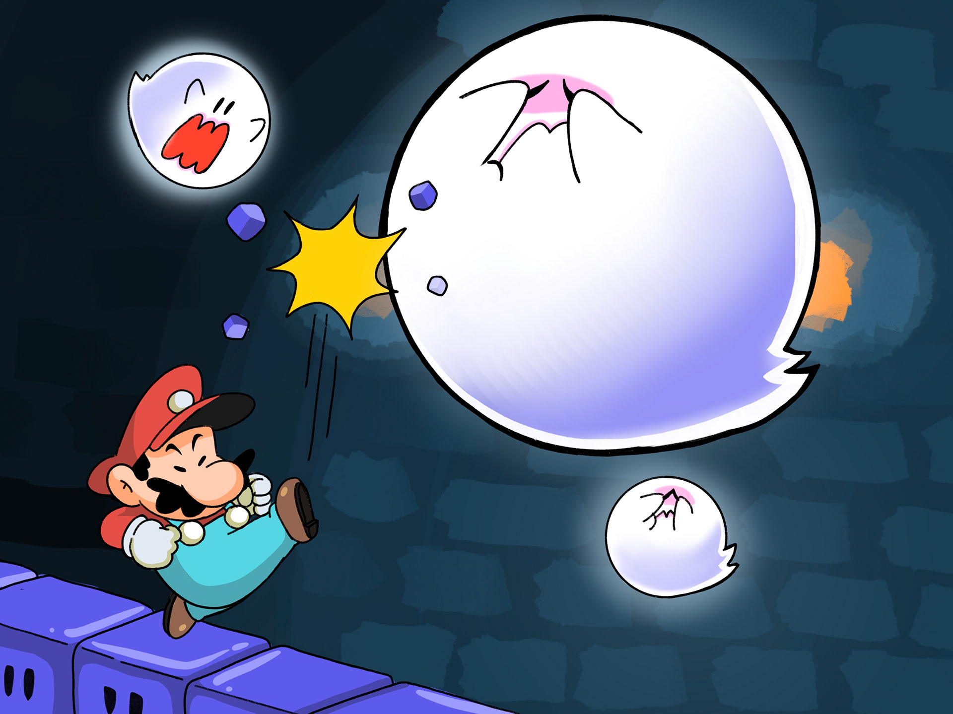 Super Mario World- Big Boo