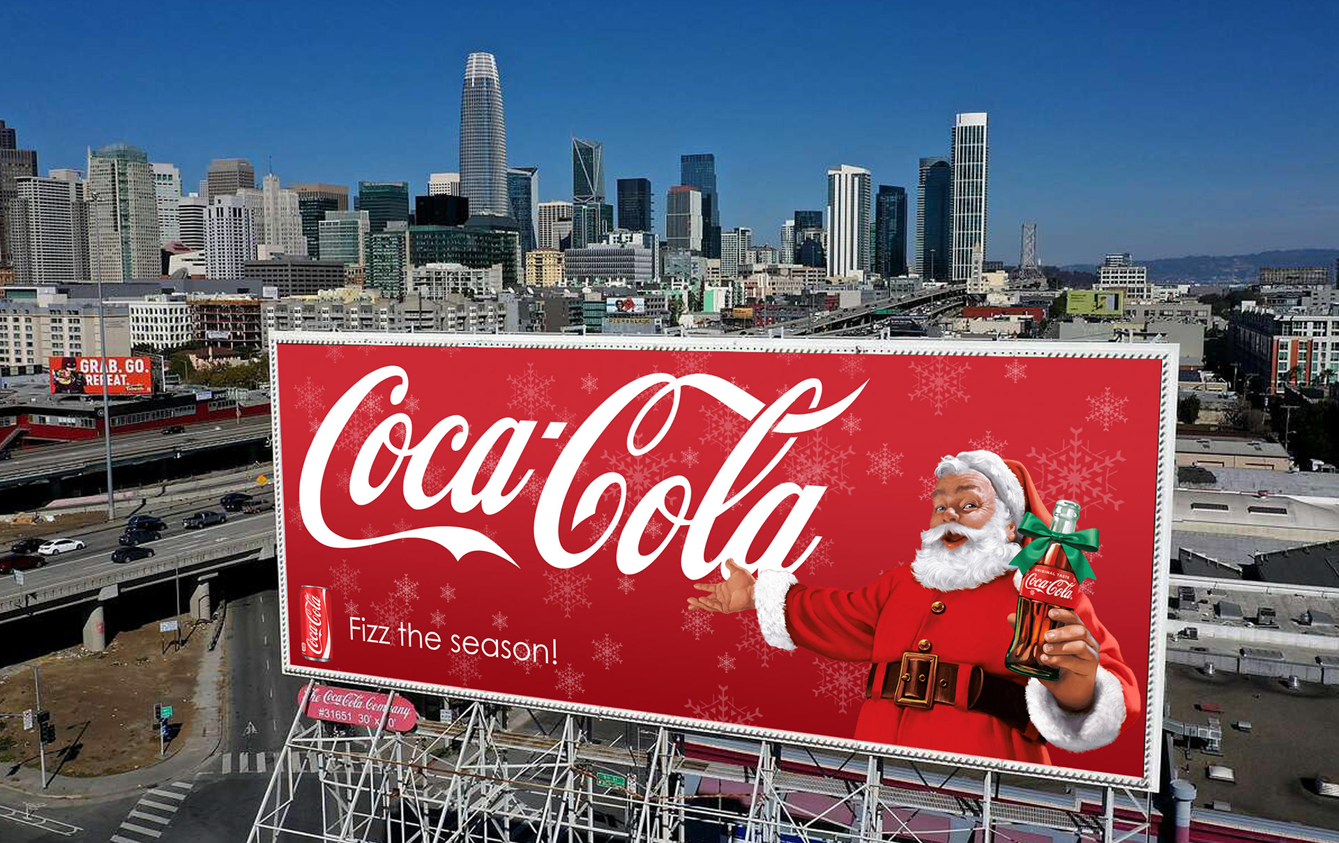 Create a Coca-Cola Billboard Ad