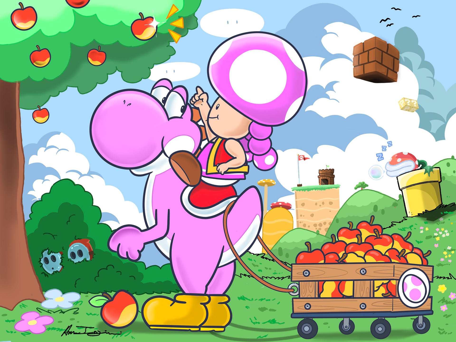 Perfect Day for Apple Picking