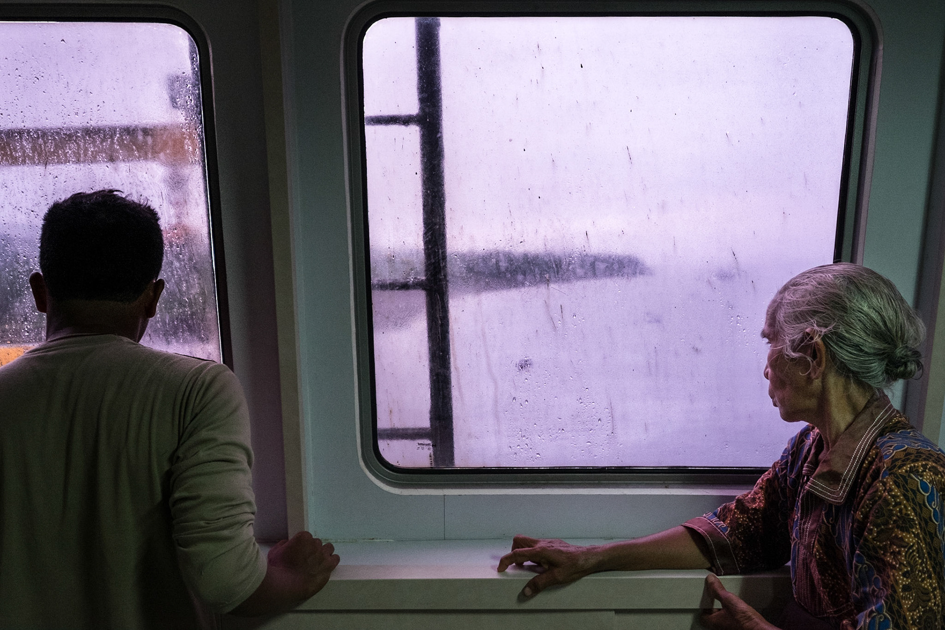 Arrving ferry to Flores - Indonesia