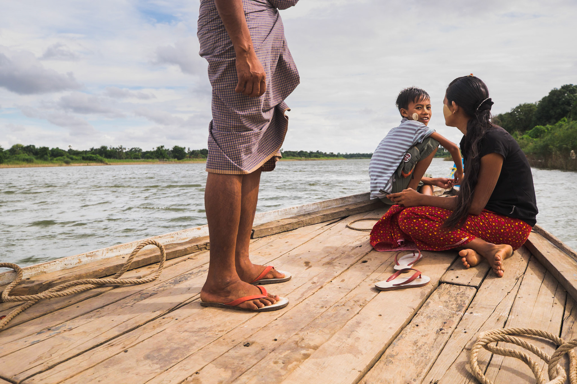 Boat to Inwa - Myanmar