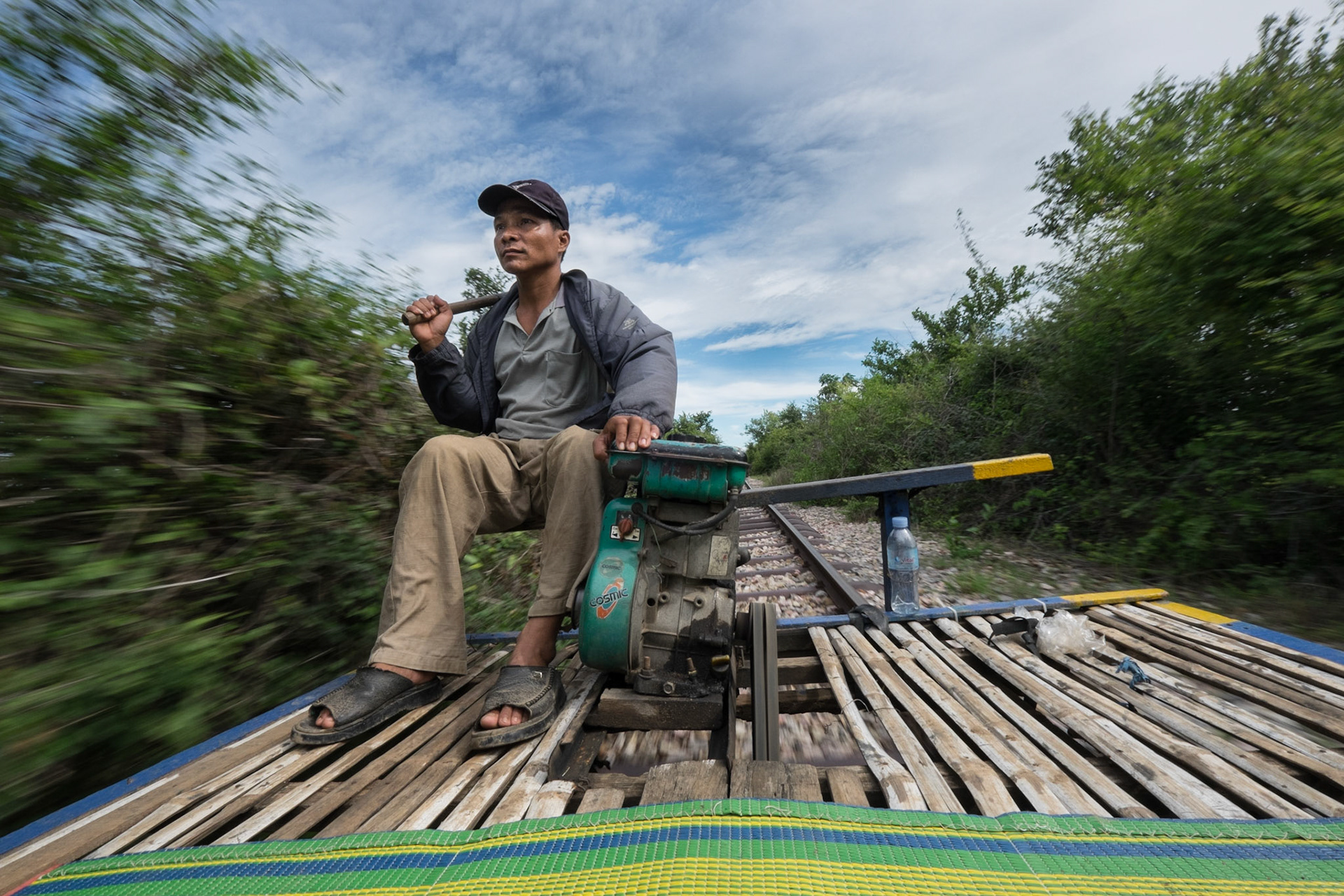 Bambu train - Cambodia