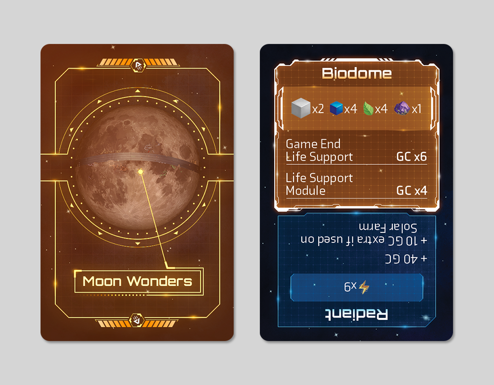 Moon Wonders Cards Graphic and Layout Design