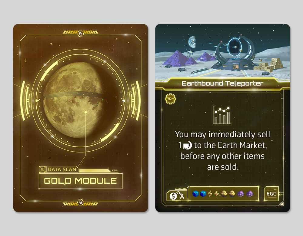 Gold Cards Graphic and Layout Design