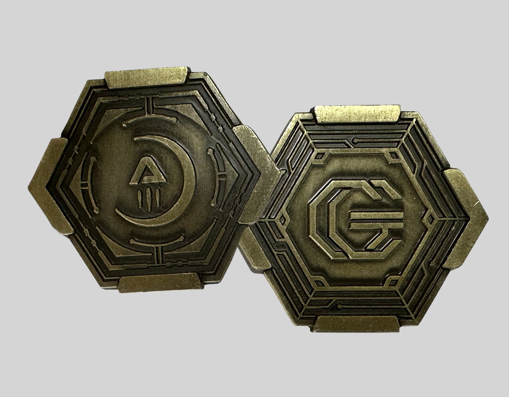 Metal Coin Graphic Design