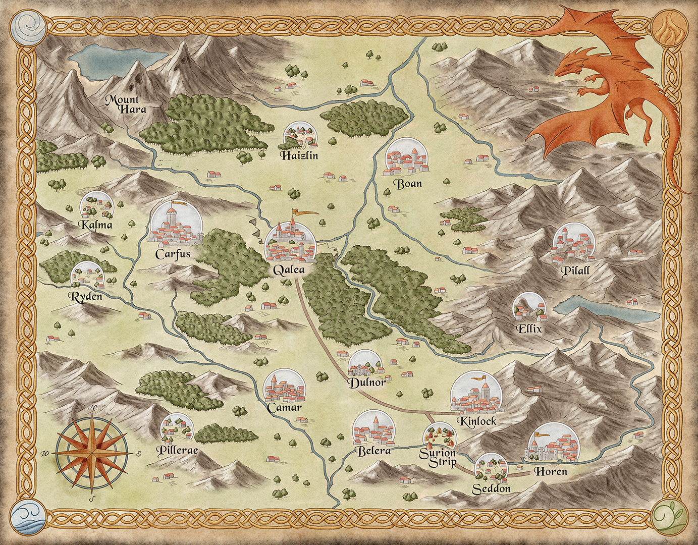 For the book series "Blood & Flame Saga" by E.A. Winters