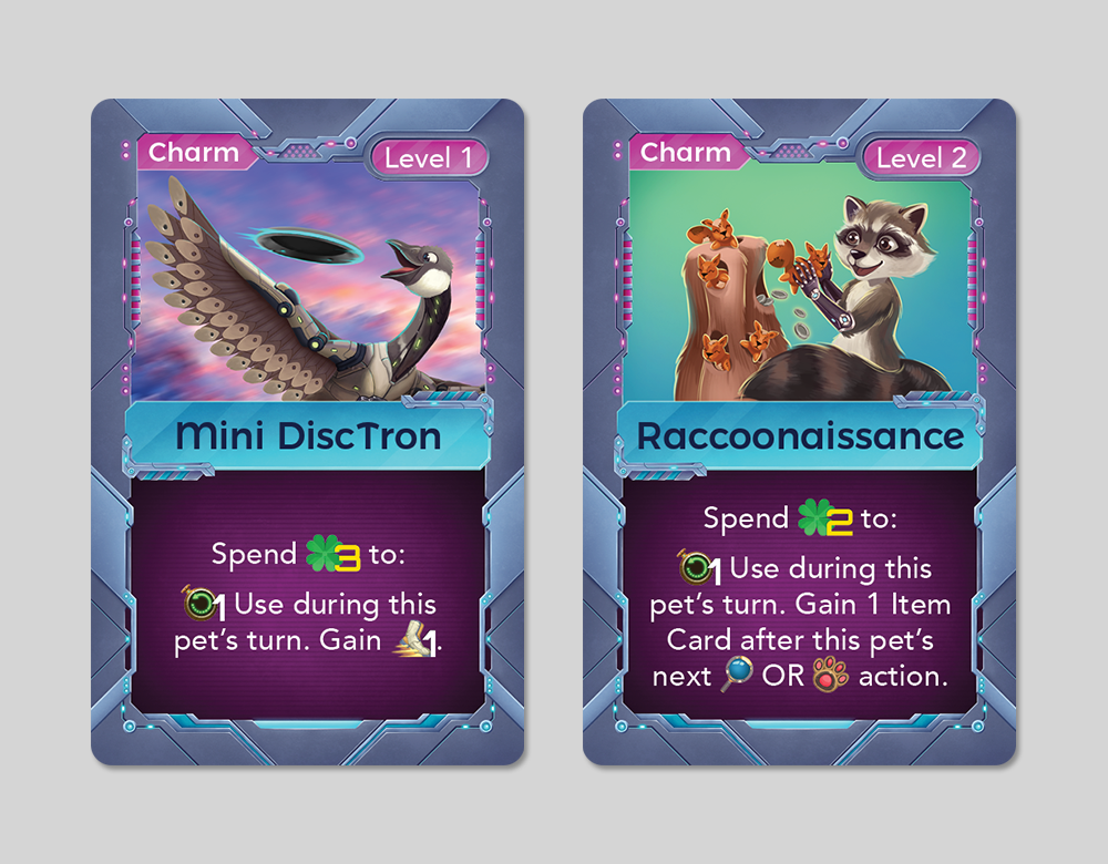 Charm Cards Design