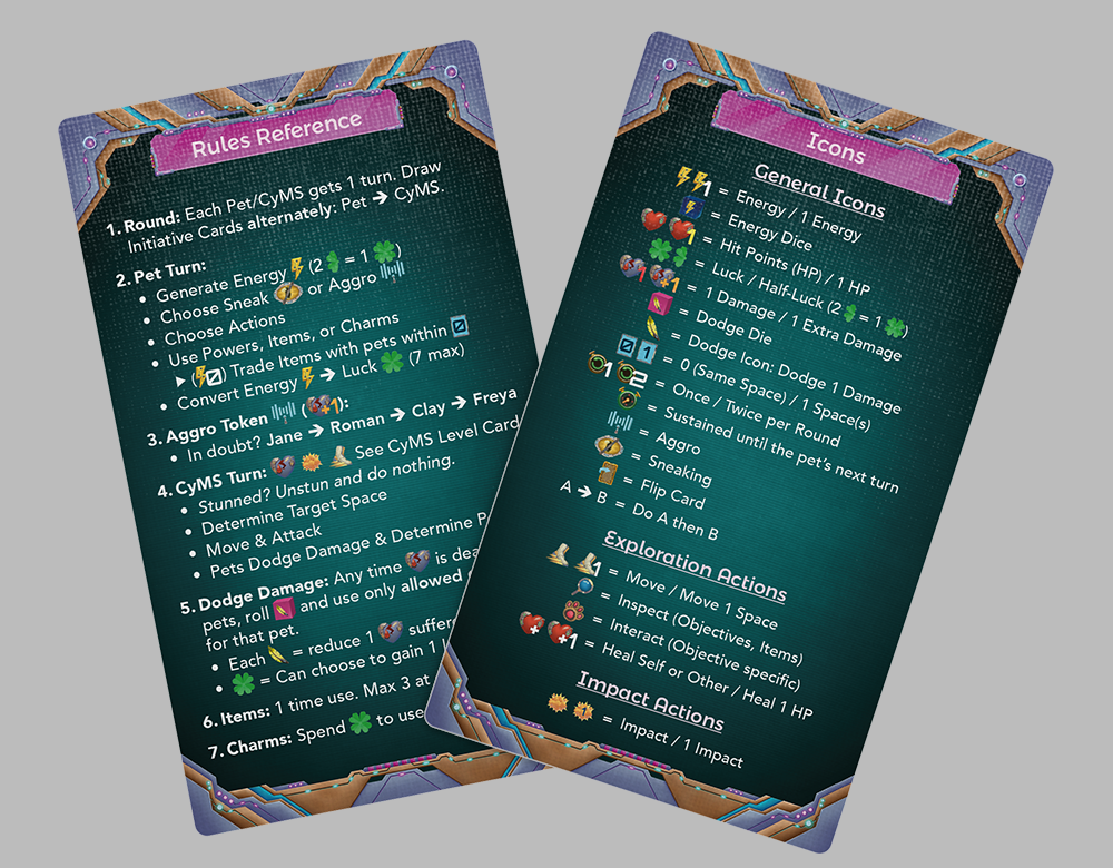 Reference Card Design