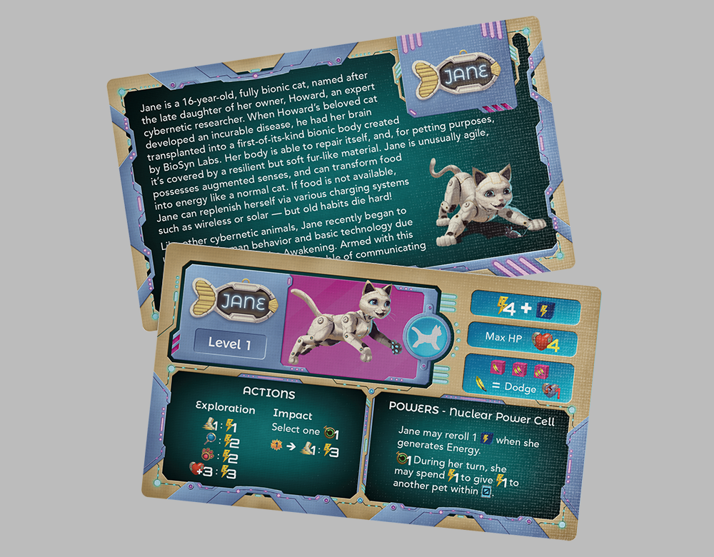 Pets Cards design