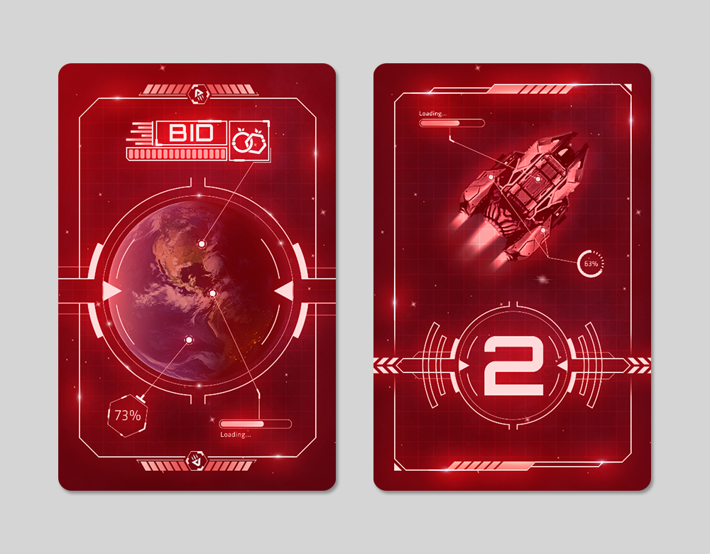 Shui Guo Bid Cards Graphic and Layout Design