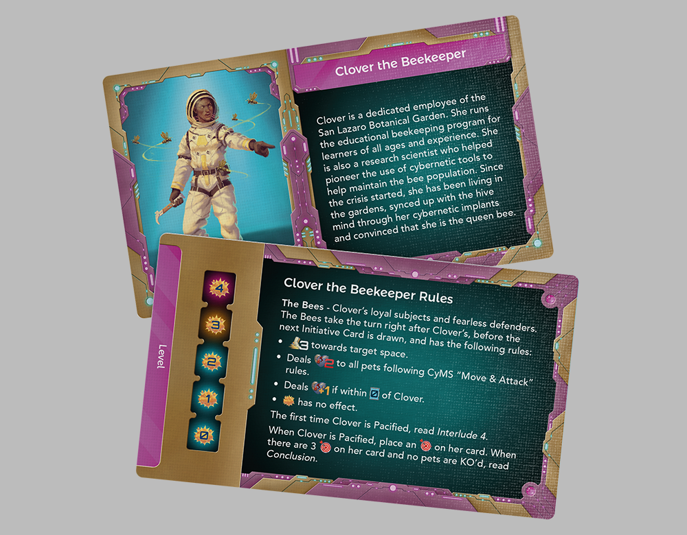 CyMS Boss Cards Design