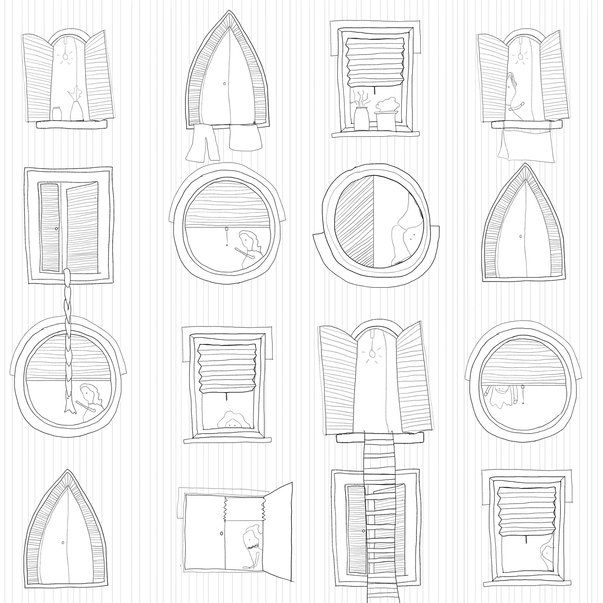 Windows, illustrated , 2021