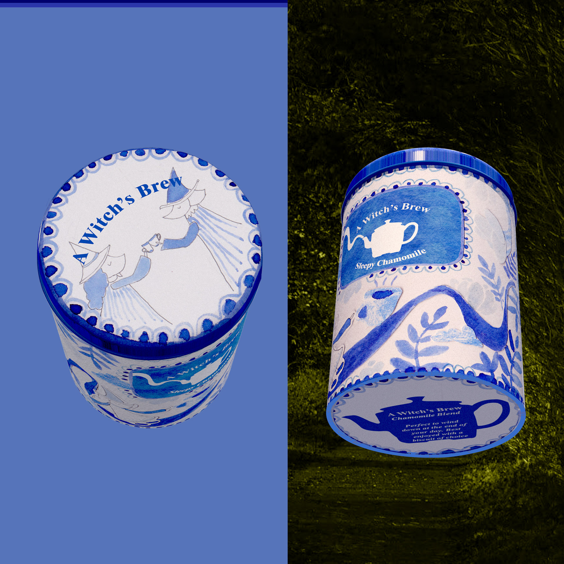 A Witch's Brew - Packaging Design for Chamomile Tea