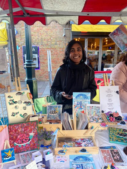 Pop up art market with Open Art Spaces, Portobello Road, 2025