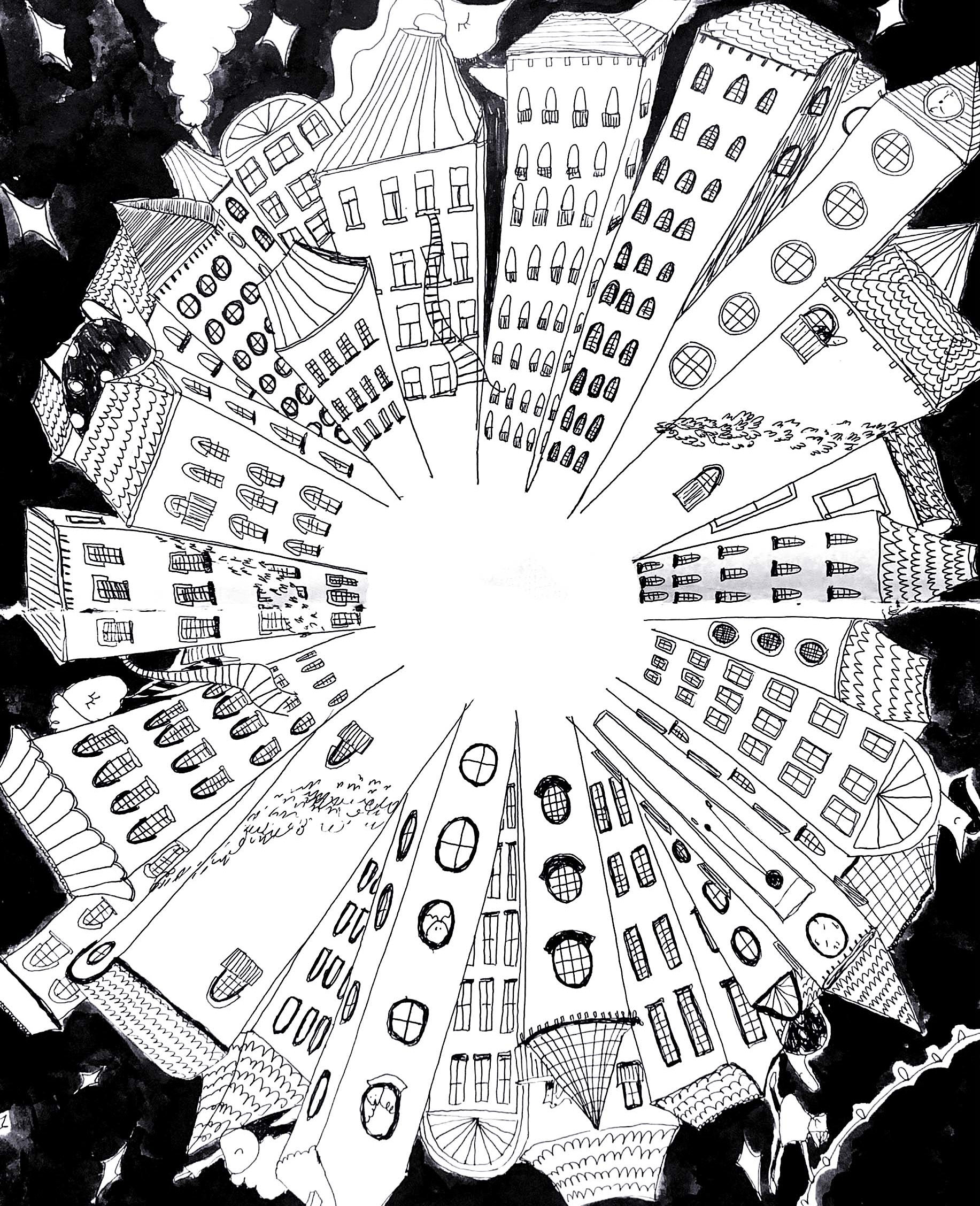 Wormseye illustration