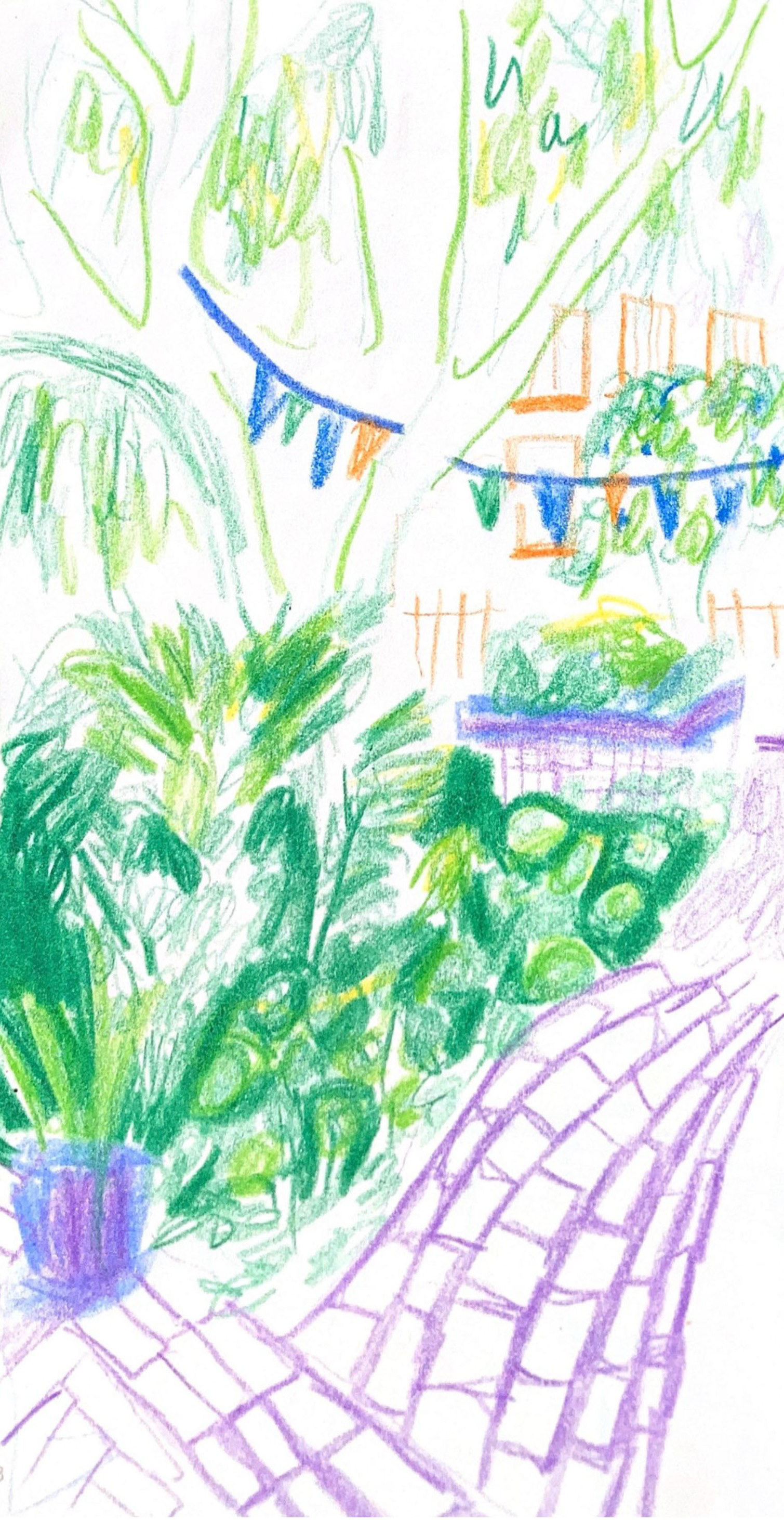 Phoenix Garden Illustration