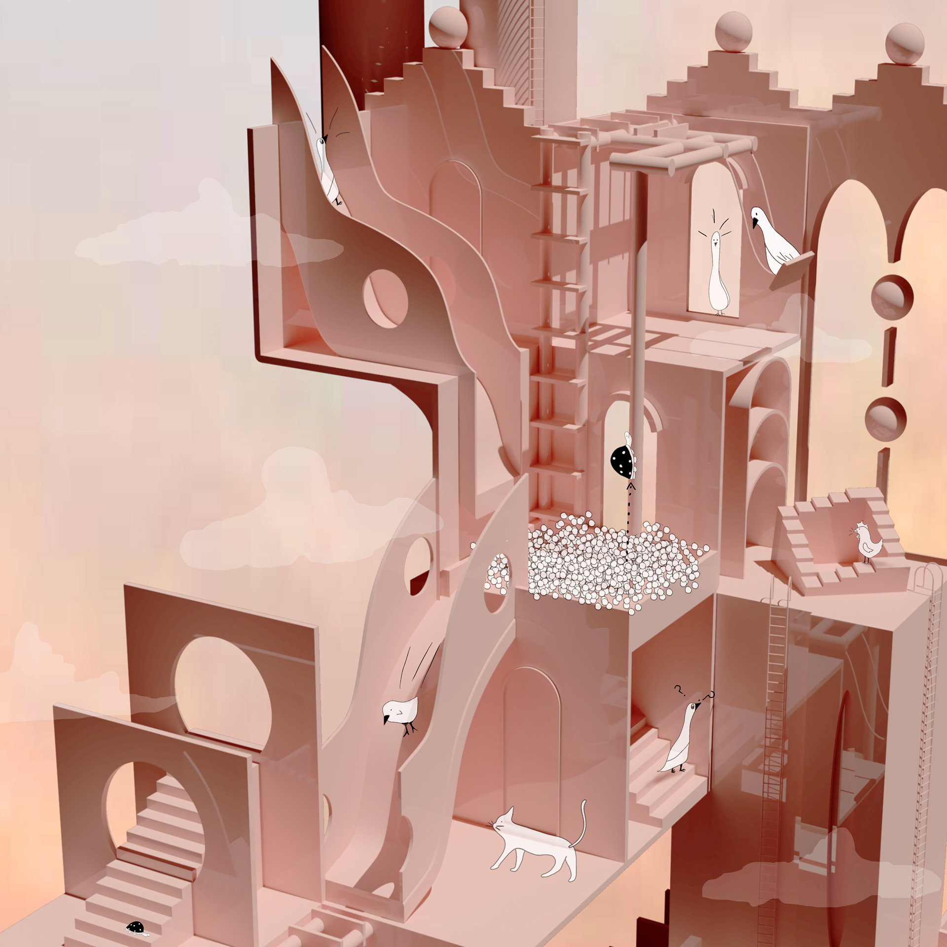 Playground modelling with Destan Duman, 2021