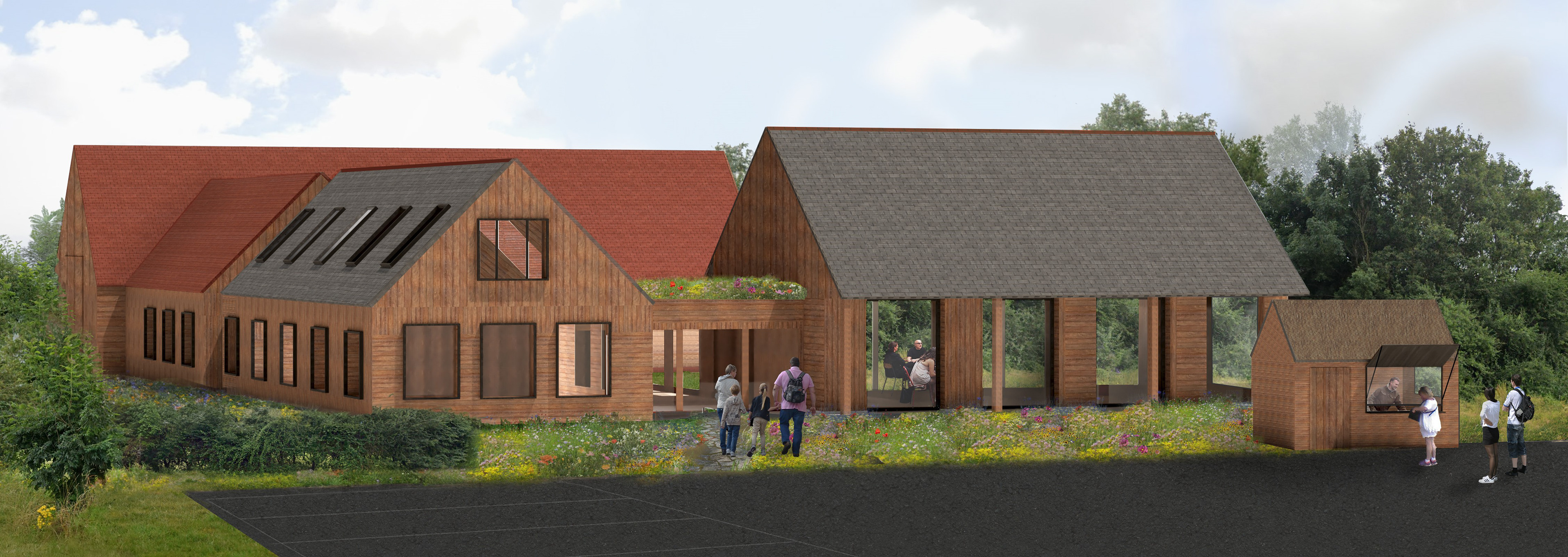 Rendering + Visualisation for a visitor centre in Romney Tweed