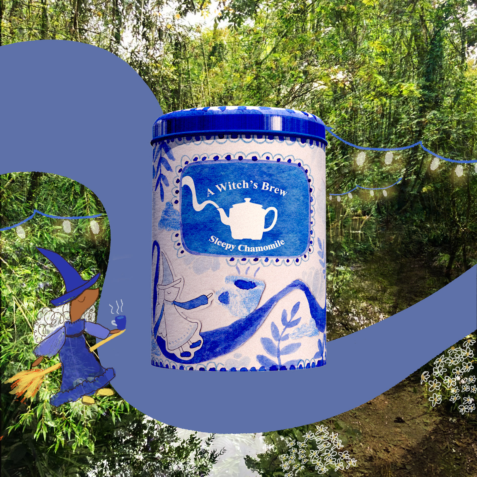 A Witch's Brew - Packaging Design for Chamomile Tea