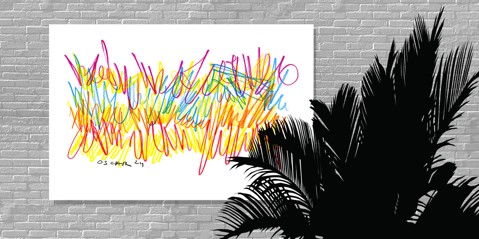 Beach - pencil on paper - 30 x 20 cm (XL fine art print) - 2024