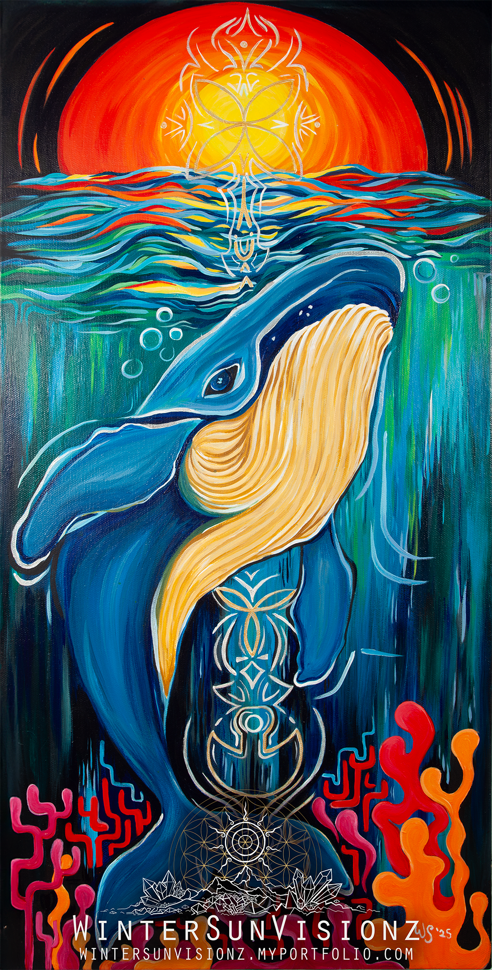 Shamanic Whale Spirit Portrait https://www.ArtPal.com/WinterSun?i=335956-4&r=335956