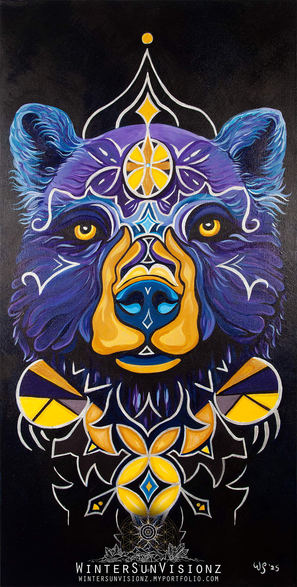 Shamanic Bear Spirit ~ for prints: https://wintersunvisionz.myportfolio.com/gallery