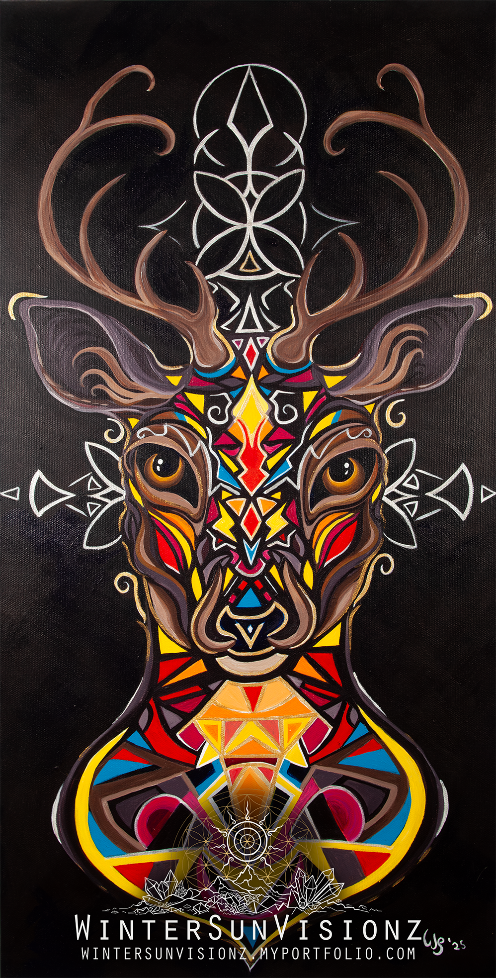 Shamanic Deer Spirithttps://www.ArtPal.com/WinterSun?i=335956-3&r=335956