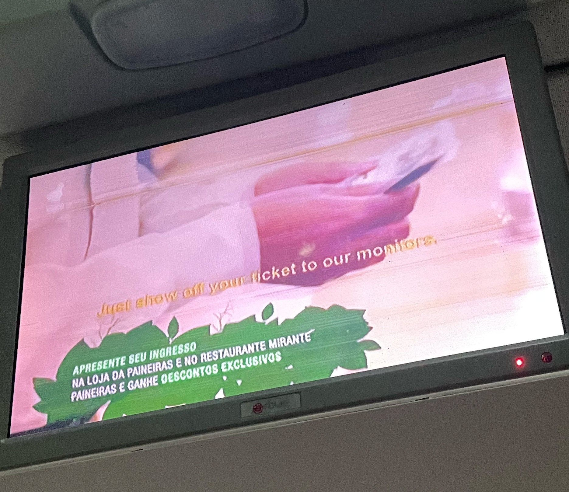 Just show off your ticket to our monitors