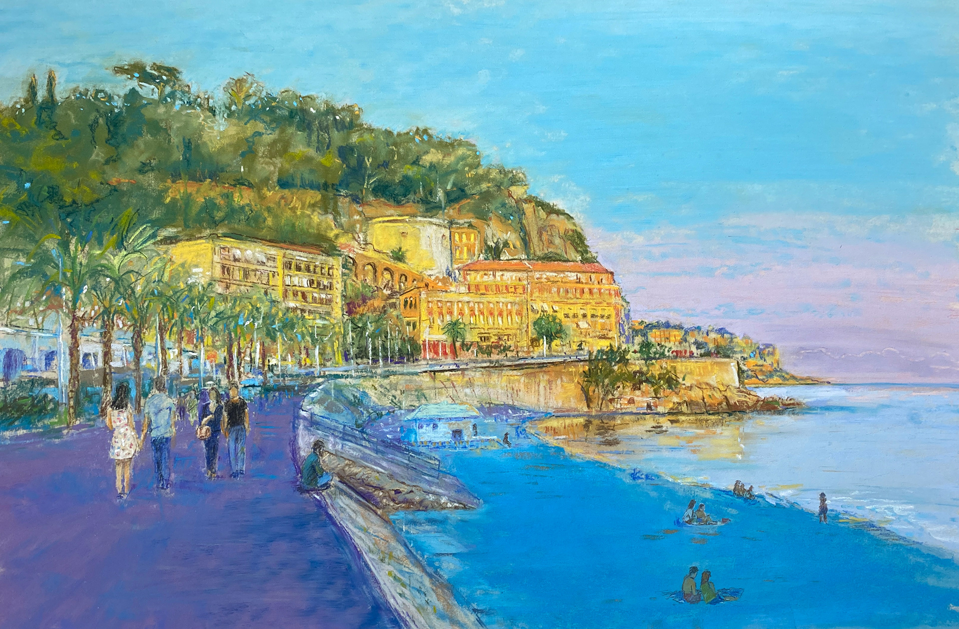Promenade in Nice, France