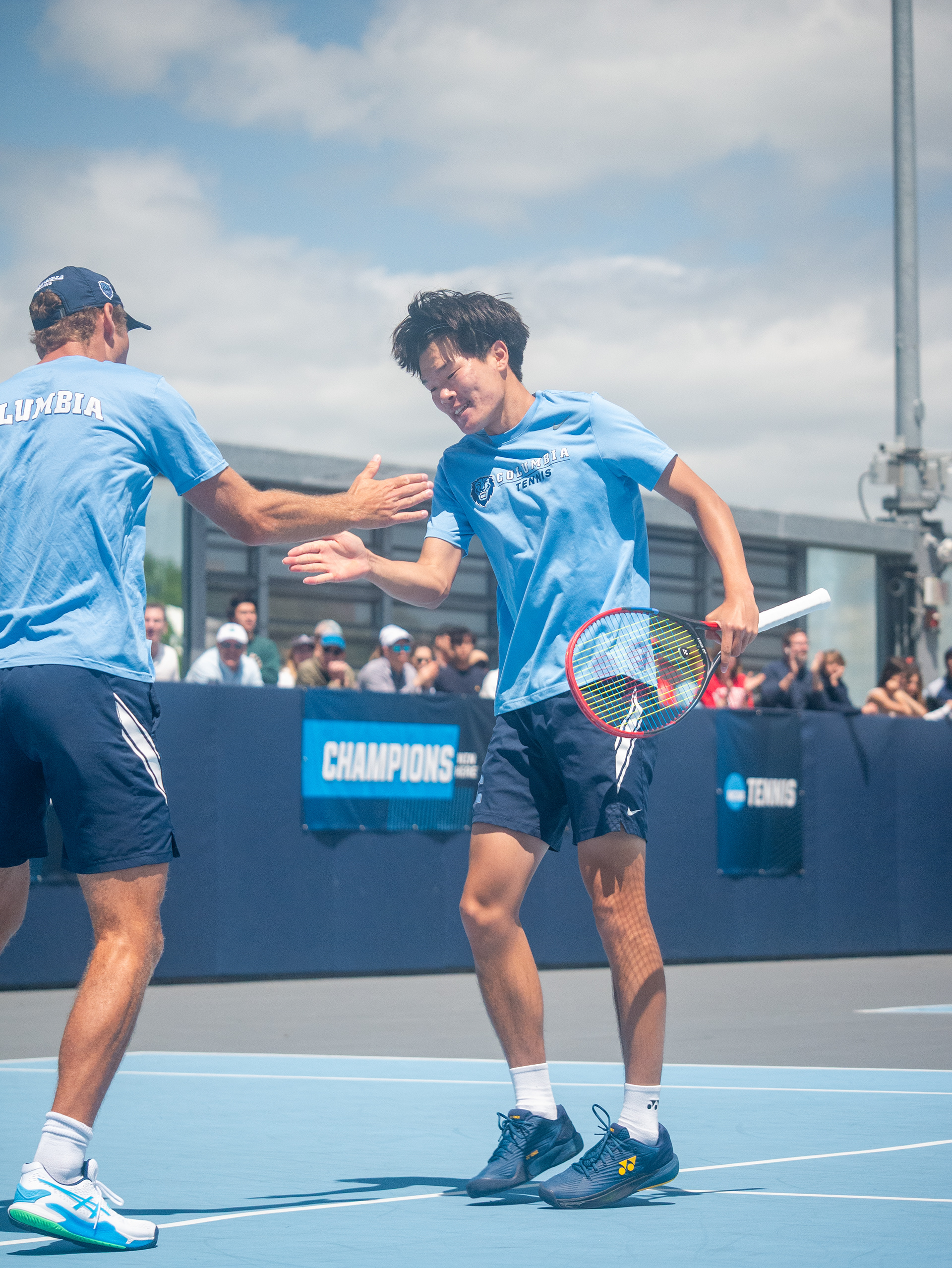 2x NCAA National Champion, Michael Zheng at the Sweet 16 vs. NC State in May 2025