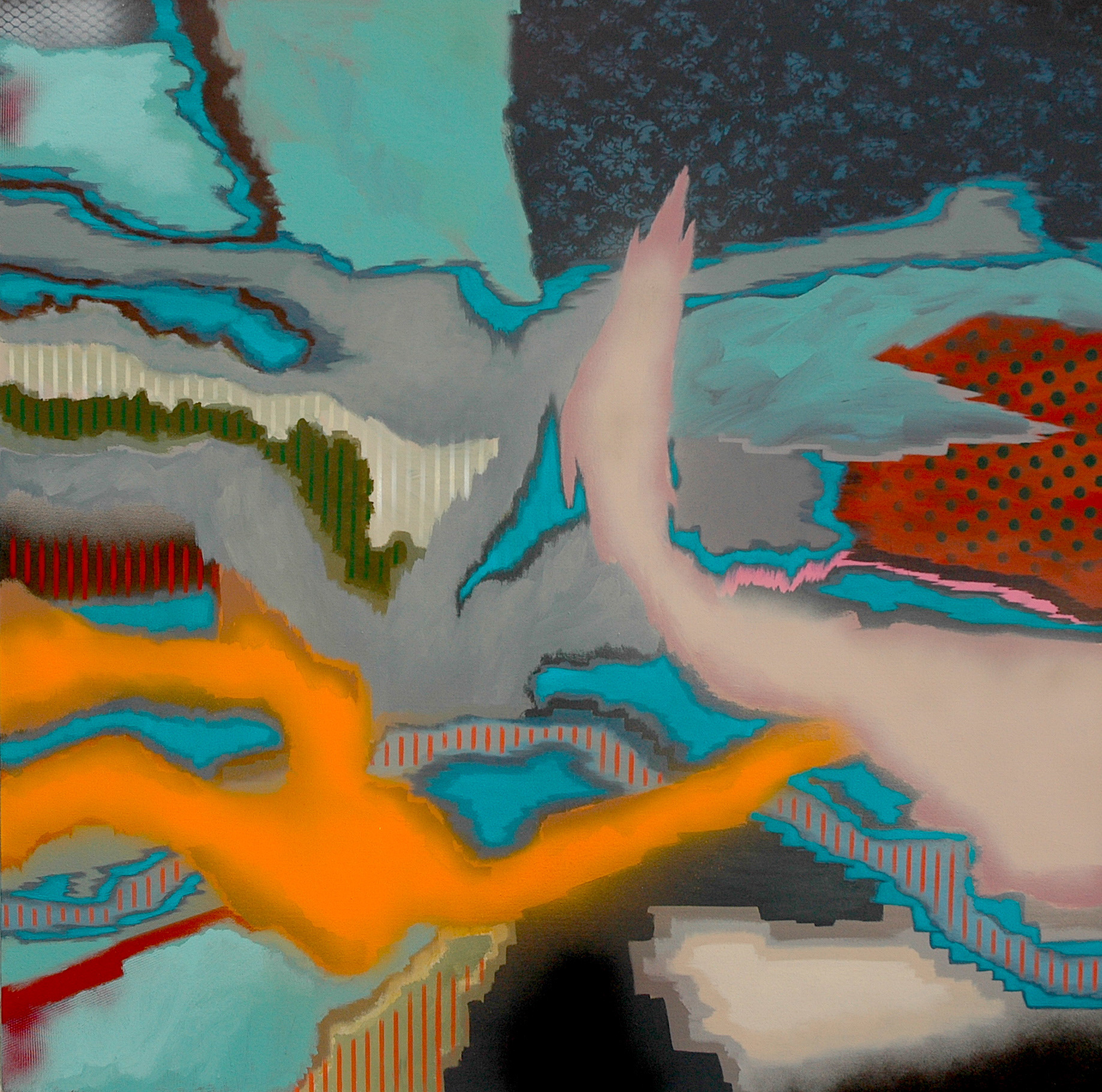 Beneath the Noise  48"x 48"