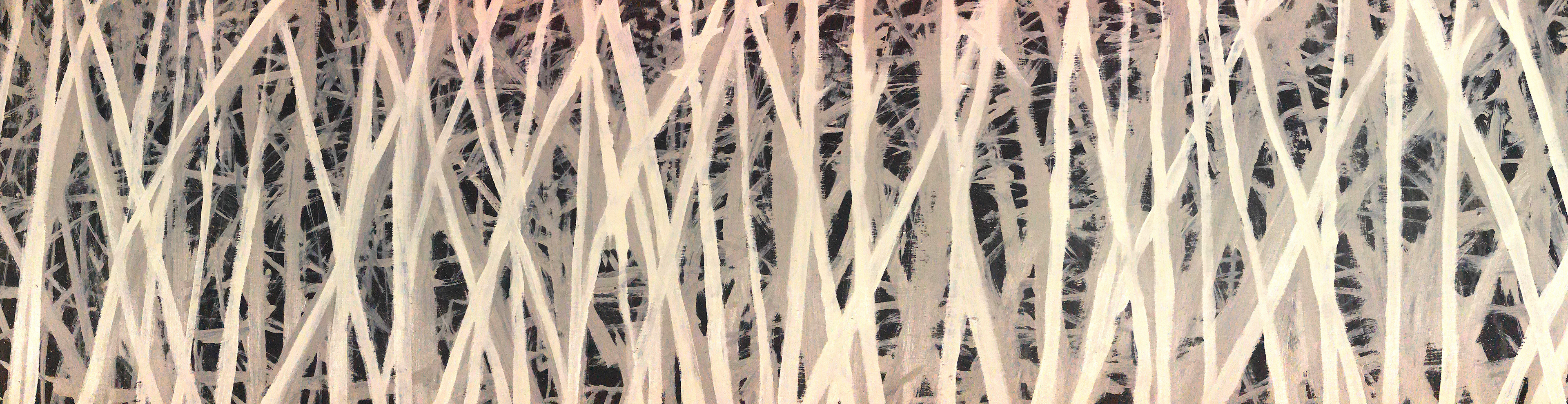 Black Spruce Oil on Board 12"x 48"