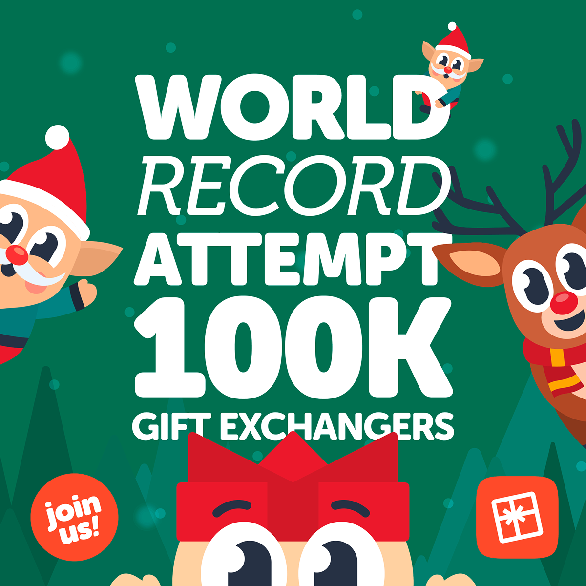 throne gift exchange world record attempt announcement visual
