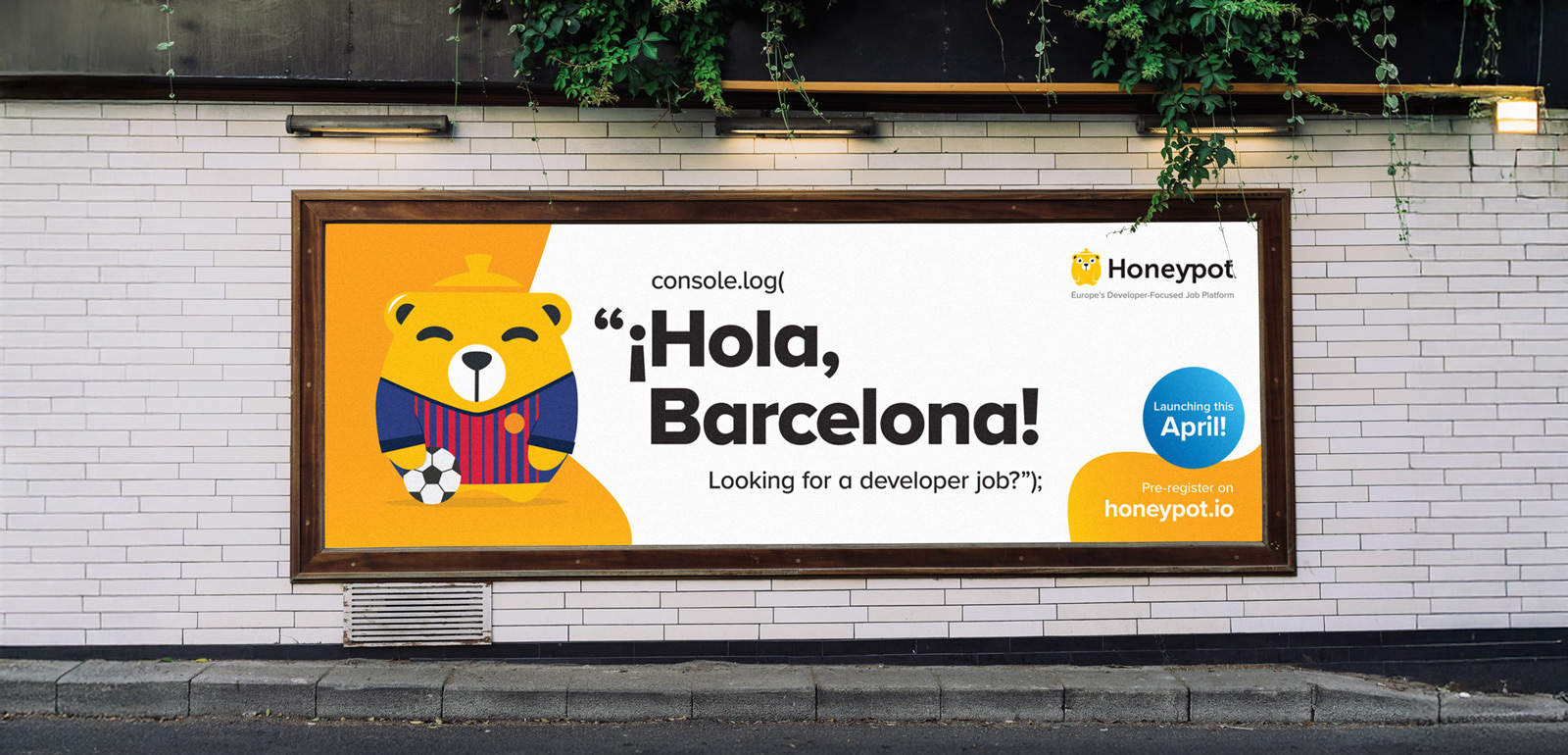 spain launch ooh campaign: barça player