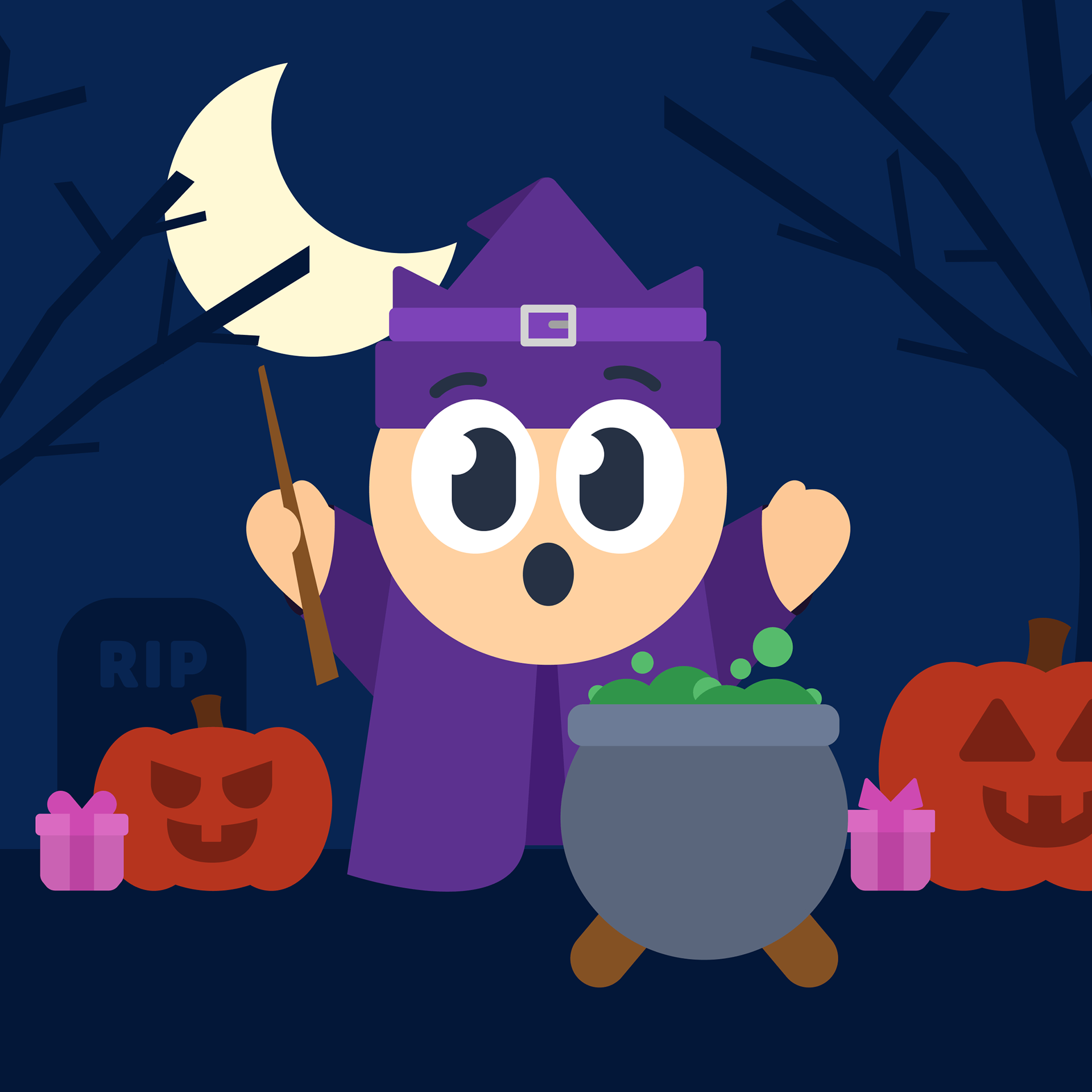 halloween visual