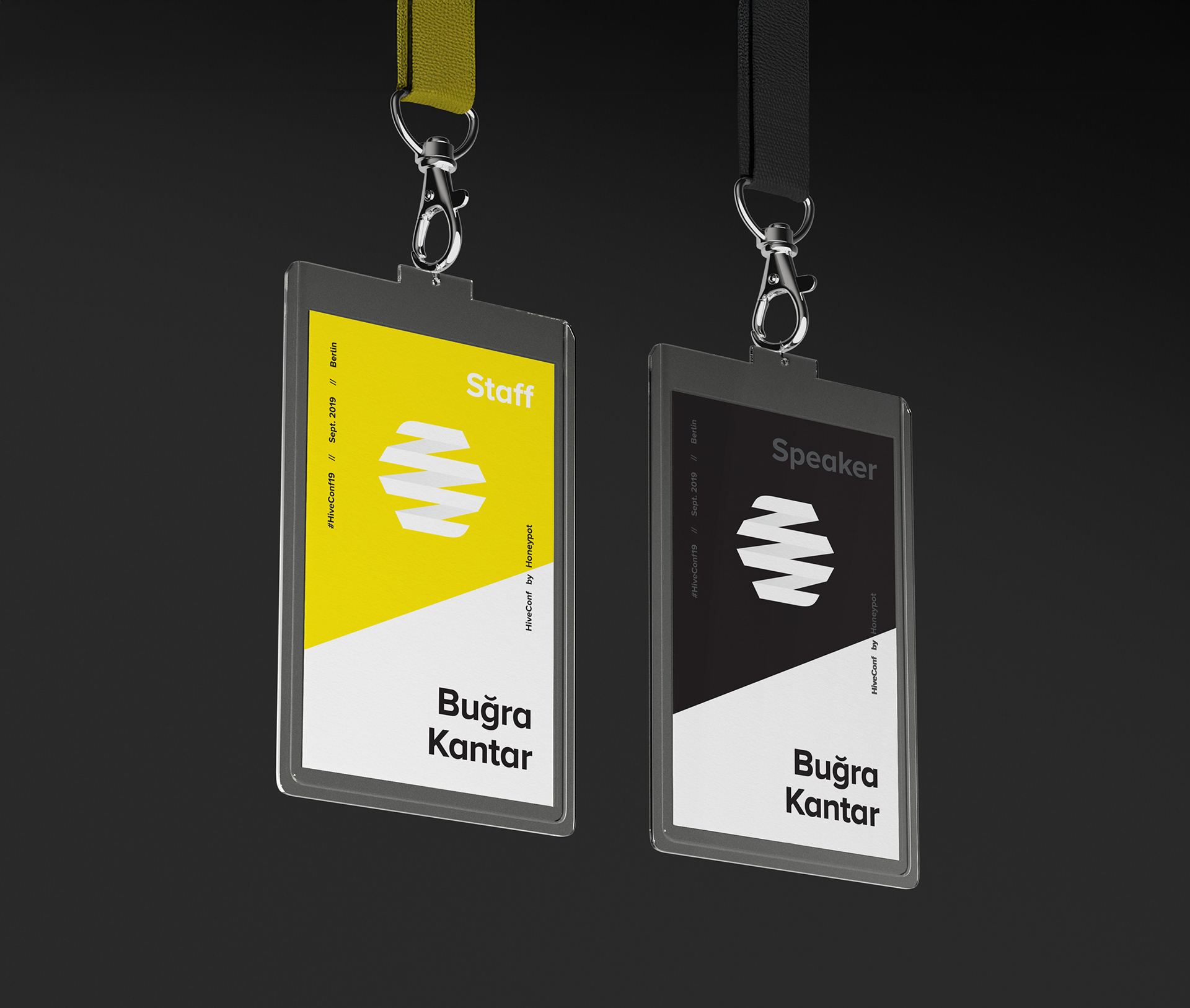 staff & speaker badges