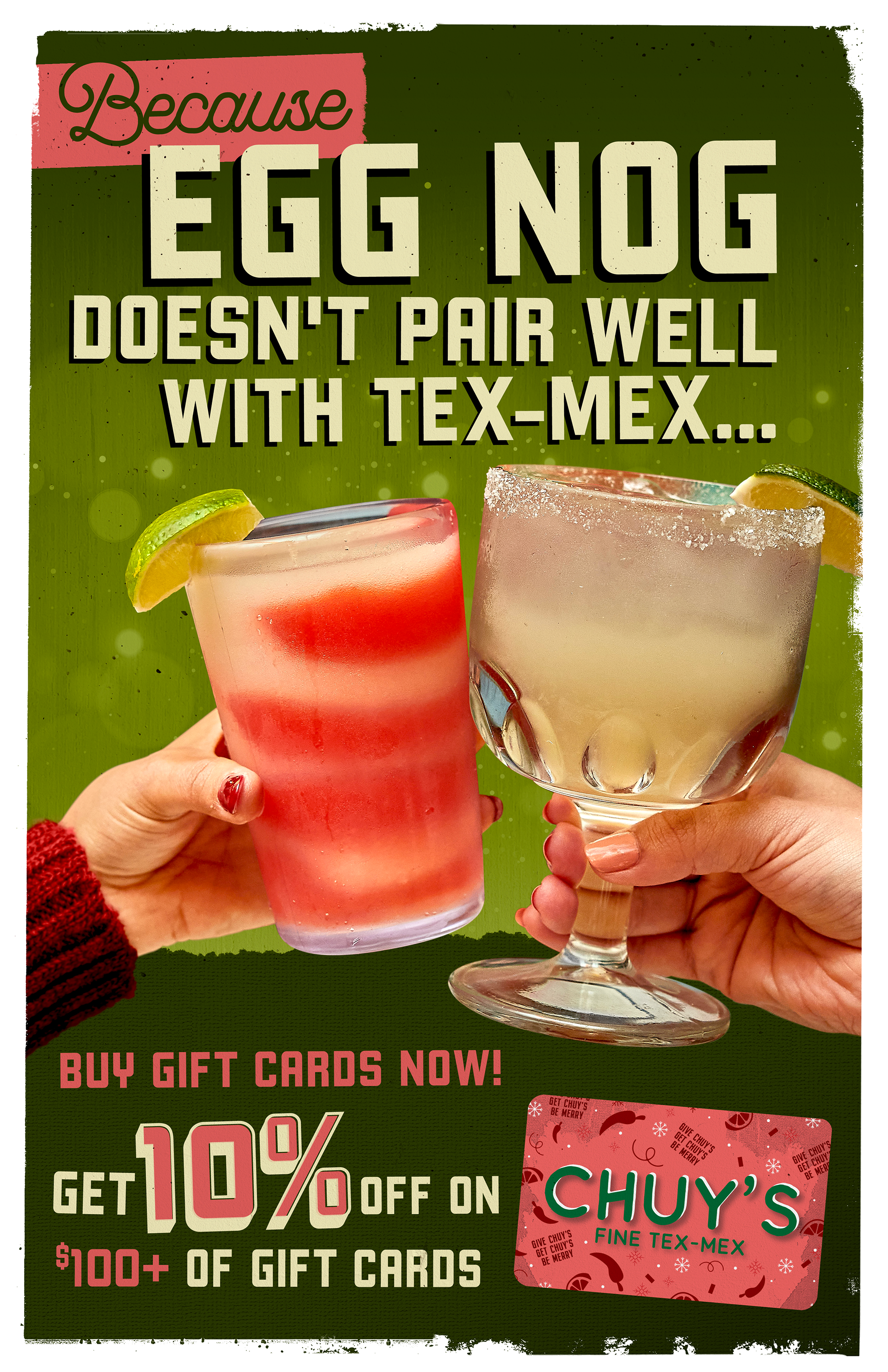 holiday gift card poster series 1